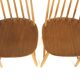 Set of 2 Scandinavian "Pinnstol" chairs in teak, NESTO, Sweden, 1960.