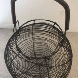 Old wire egg or salad basket
