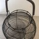 Old wire egg or salad basket
