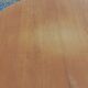 1950s round oak table, 2 heights, central quadripod leg