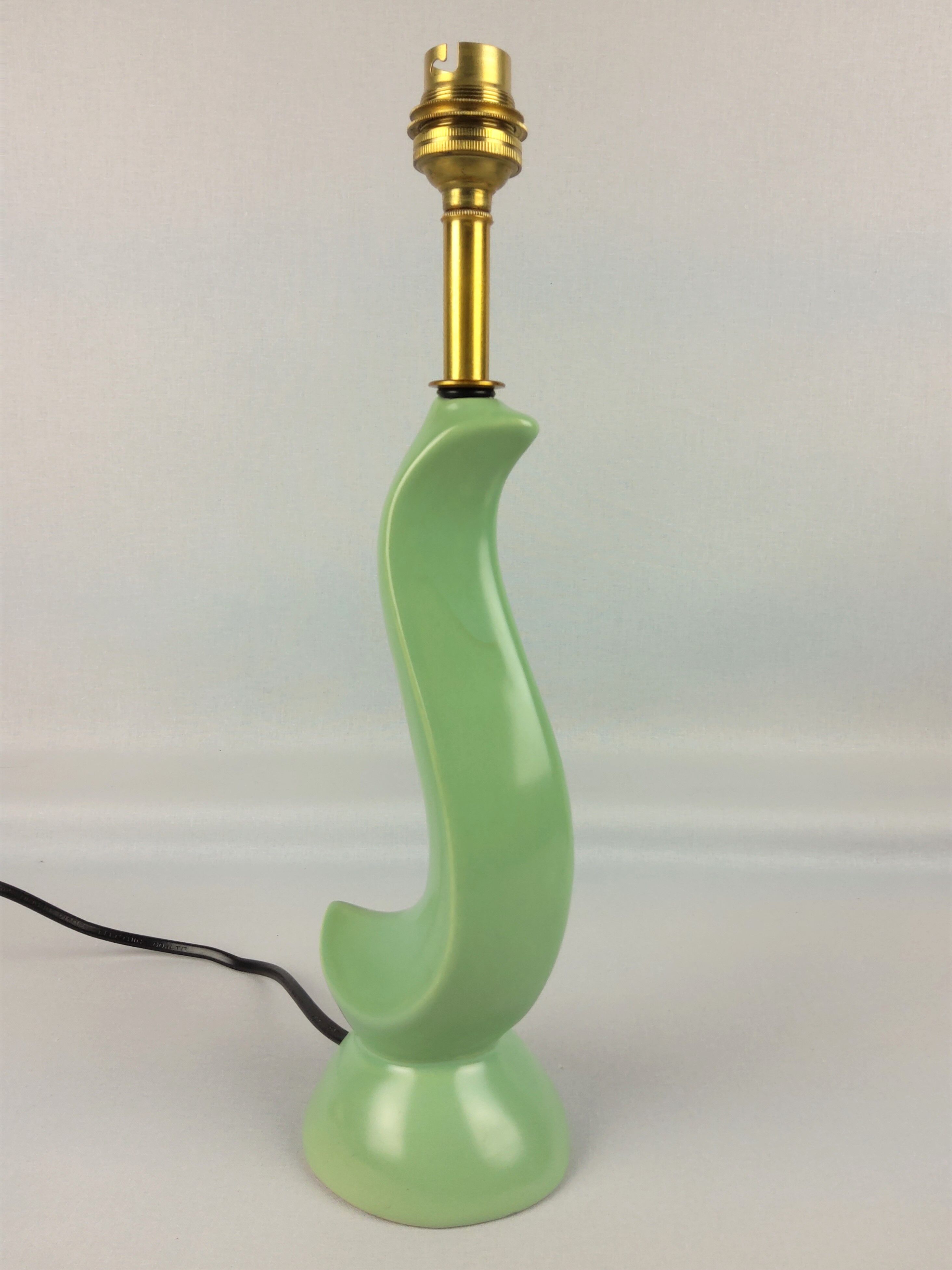Ceramic bird lamp 1950
