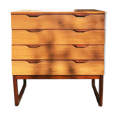 Commode en teck et stratifié - édition Europa Furniture des années 1970