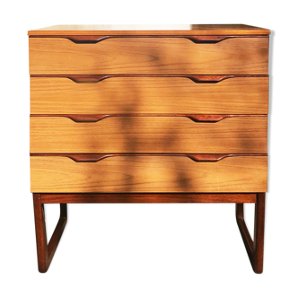 Teak and laminate chest of drawers - Europa Furniture edition from the 1970s