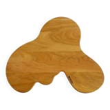 Serving platter in oak by Alvar Aalto for Iittala
