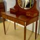 Louis XVI style dressing table in rosewood marquetry
