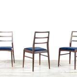 Ensemble de 4 chaises vintage Richard Hornby pour Heals Fyne Ladye en afromosia.