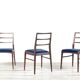 Set Of 4 Vintage Richard Hornby For Heals Fyne Ladye Afromosia Chairs