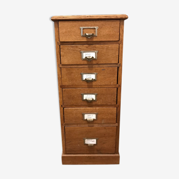 Meuble de métier à tiroirs