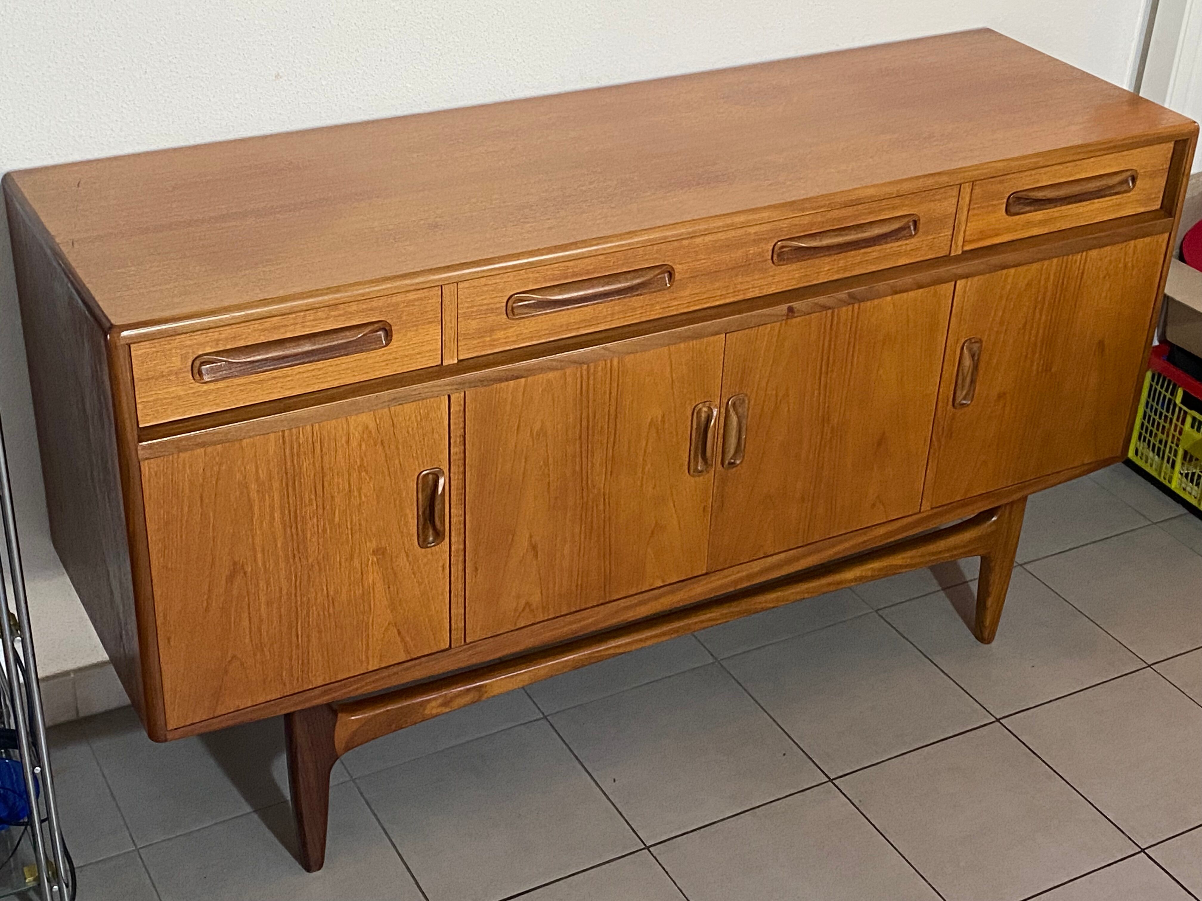 Scandinavian teak row G-Plan By Victor Wilkins 1960
