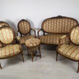 Lounge armchairs bench medallion
