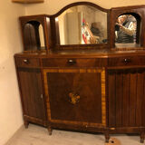 Commode vintage à miroir