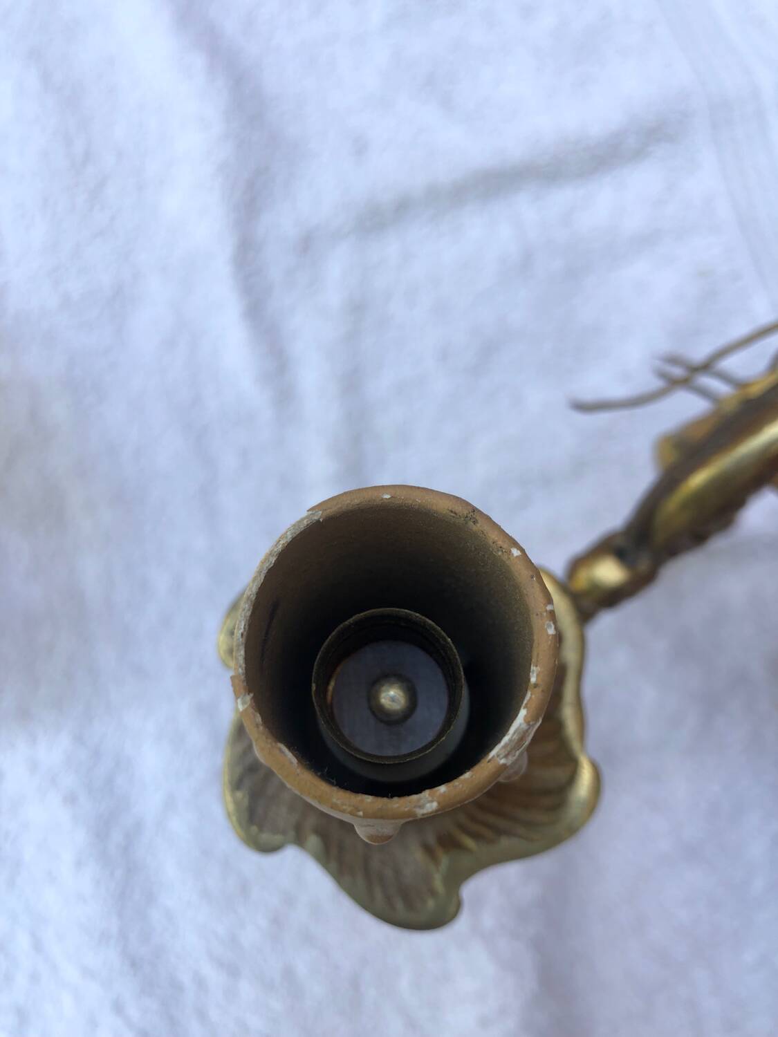 Pair of Louis XV style bronze sconces