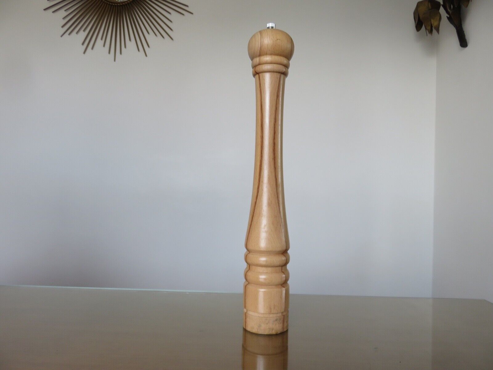 Salt and pepper mills " stoha design " germany, xxl, beech, 1980s