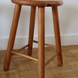2 pine stools 450mm