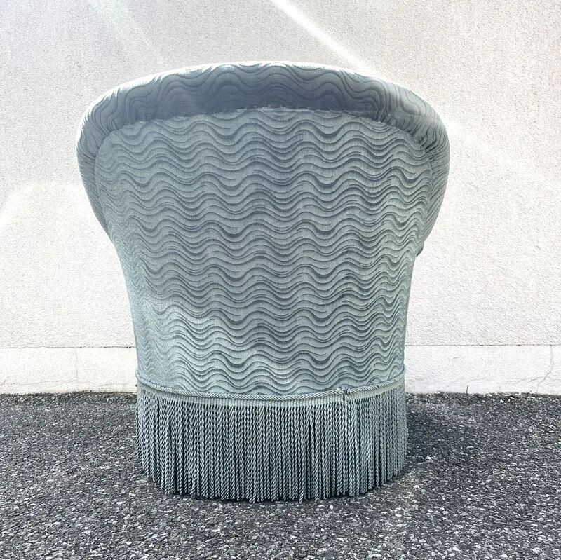 Petrol blue armchair
