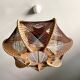 Scandinavian wooden suspension with stretched wires 1970