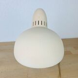 Pair of metal and brass lamps 50s Jean Boris Lacroix