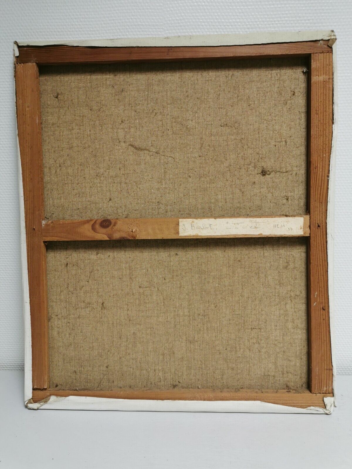 Table , oil signed jacques barbot ( hem )