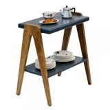 Very fifties console with compass feet