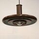 Brown vintage Fog & Morup pendant lamp: Hans Due Optima model, mid-century.