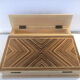 Written wooden desk marked