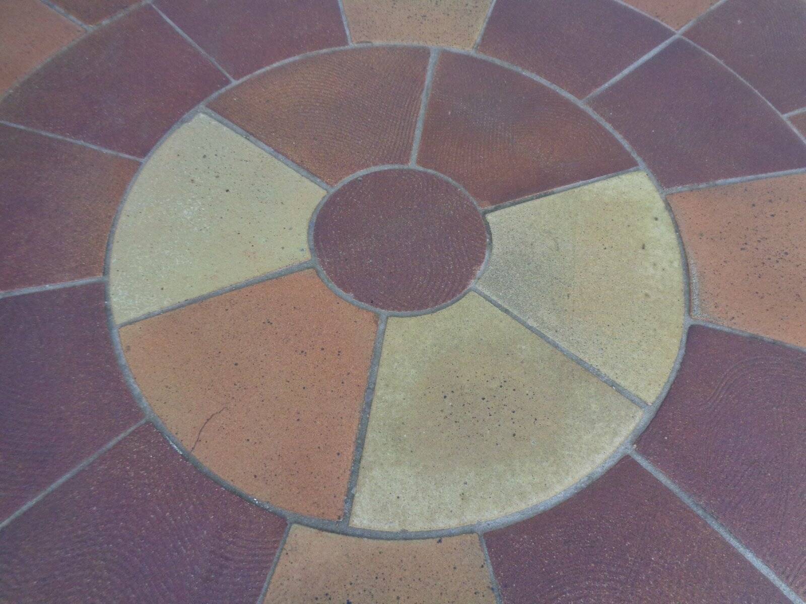 Large pine and ceramic coffee table by Lisbeth Sallingboe for Sallingboe, Denmark, 1970s.