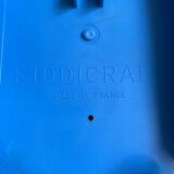 Kiddicraft vintage red blue and yellow children's carrier truck