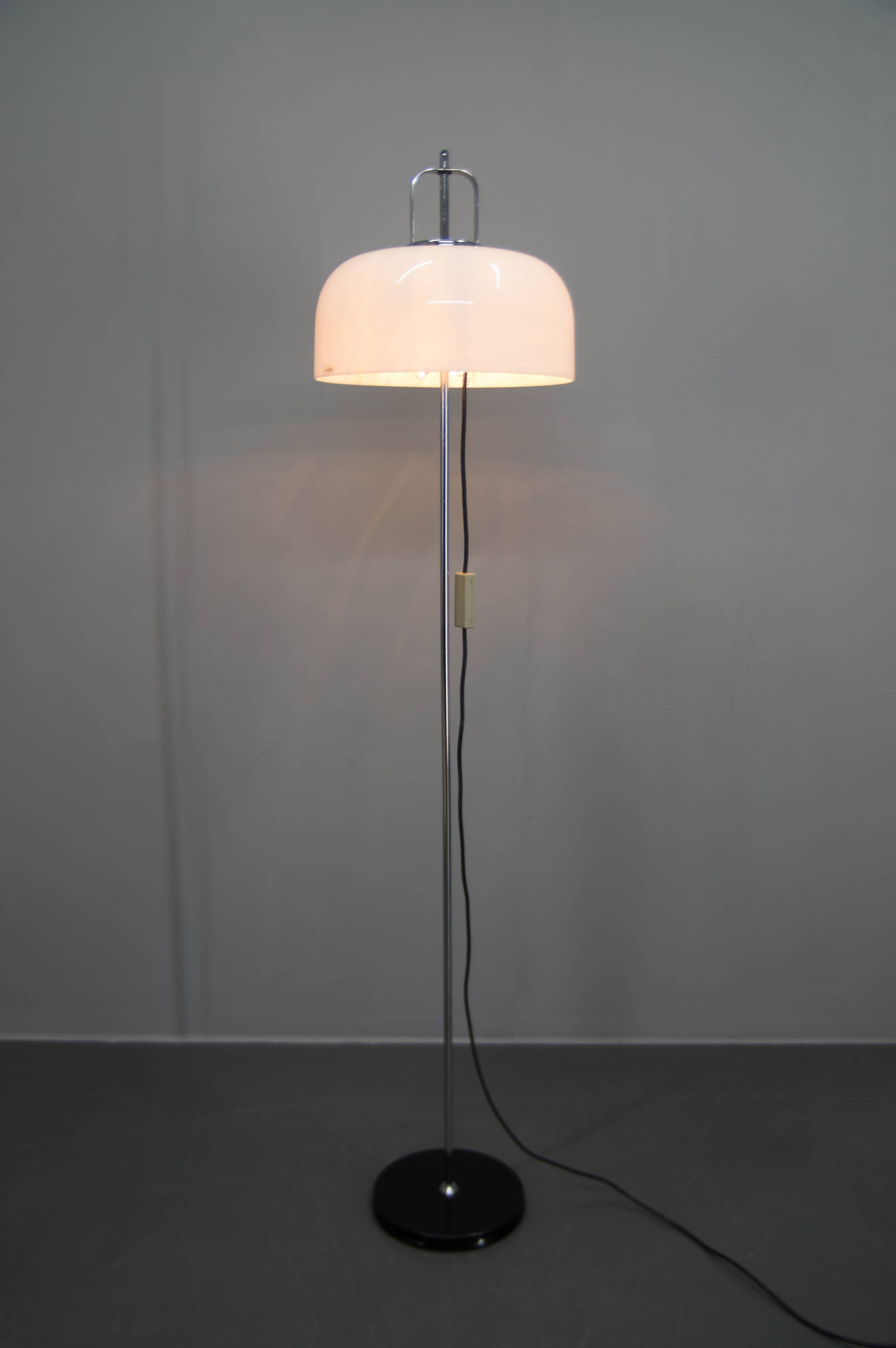 Mid-Century Adjustable Floor Lamp Designed by Guzzini for Meblo, 1970s