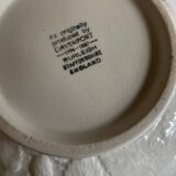 Burleigh Davenport English earthenware salad bowl with vine leaf and strawberry relief