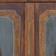 Armoire de mariée peinte art populaire de ferme rustique, 1827