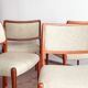 Set of 8 chairs #80 in teak by Niels O. Møller, JL Moller, Mid Century