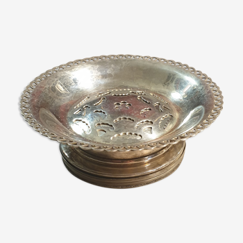 Butter mold coquillor silver metal