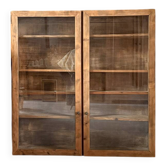 Large vintage display cabinet