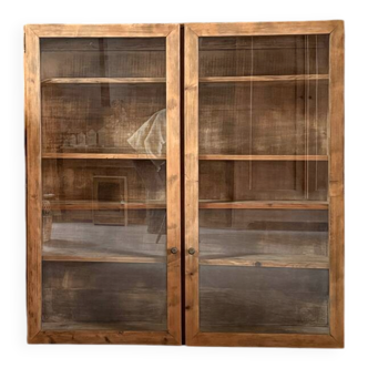 Large vintage display cabinet