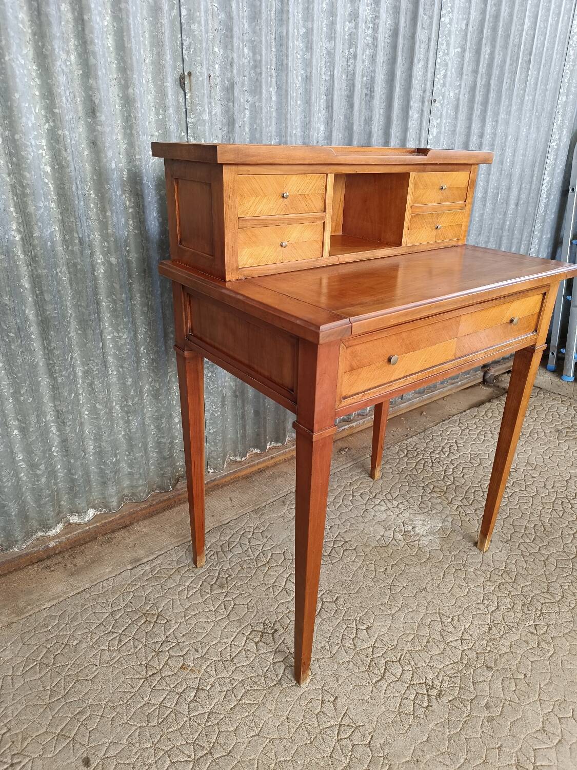 Secretary - writing desk - small solid wood desk