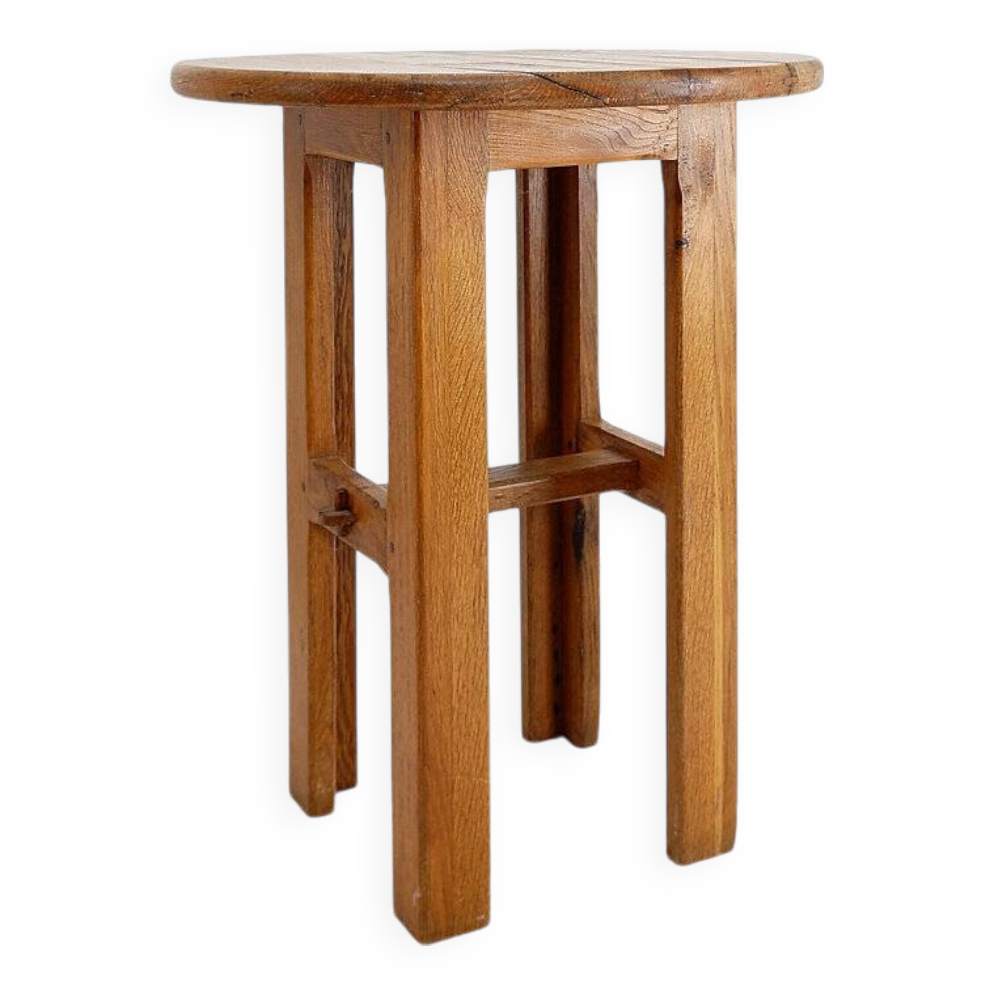 Vintage solid wood side table / Console