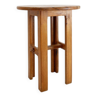 Vintage solid wood side table / Console