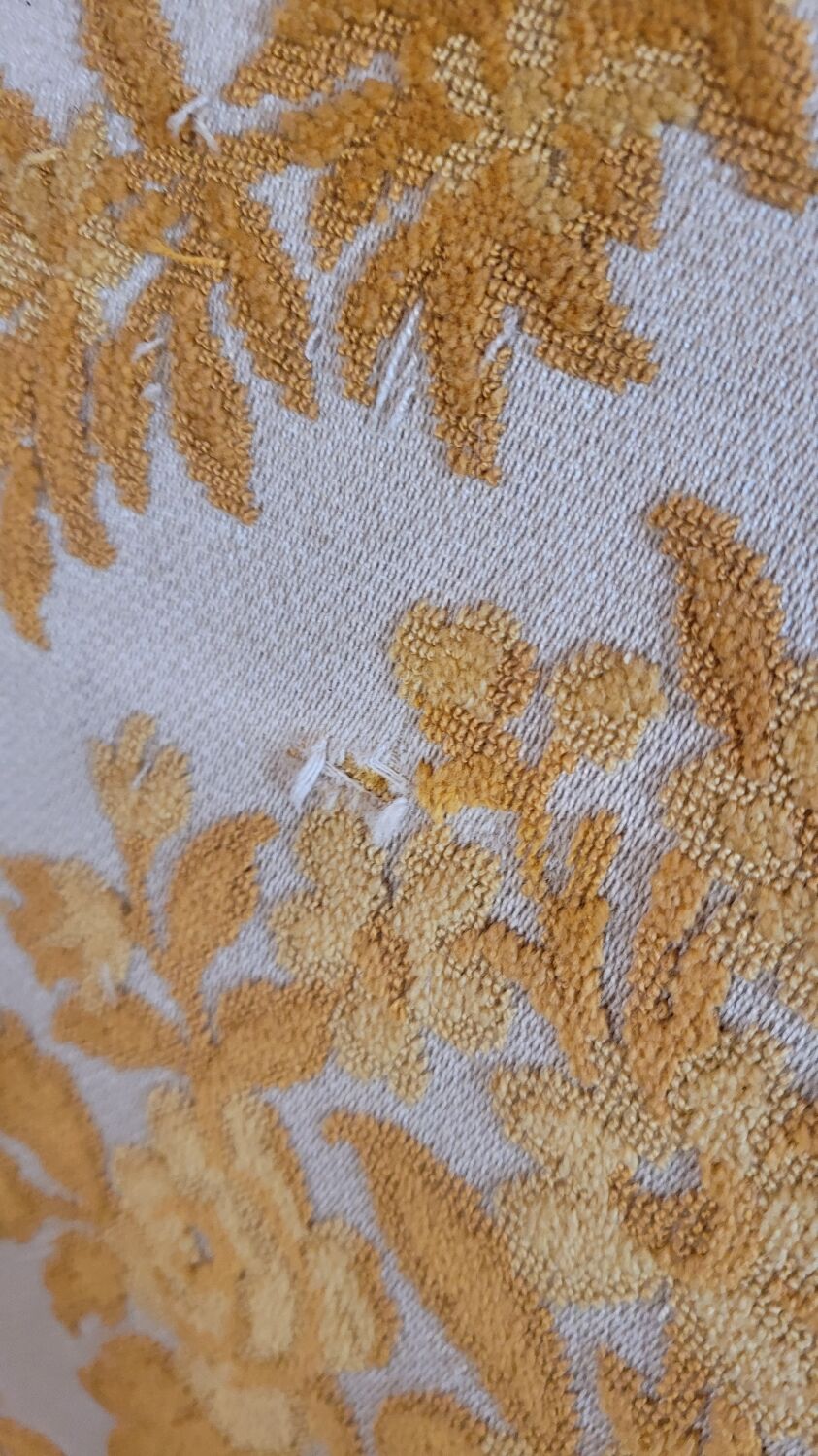 Louis XVI style sofa bench carved