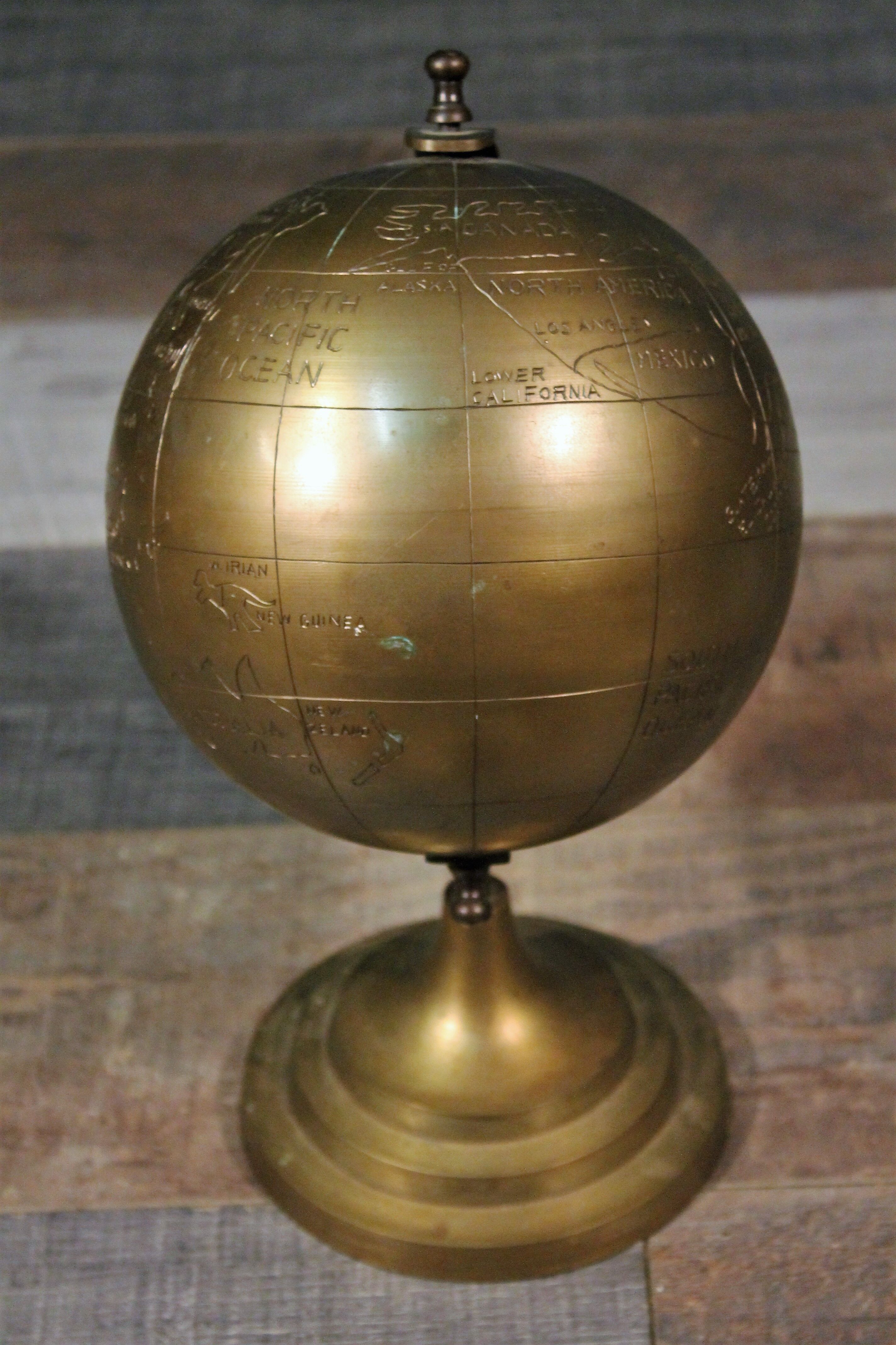 Copper globe 1960s