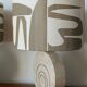 Pair of travertine lamps by Fratelli Mannelli