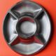 Large serving platter in stainless steel - Italy