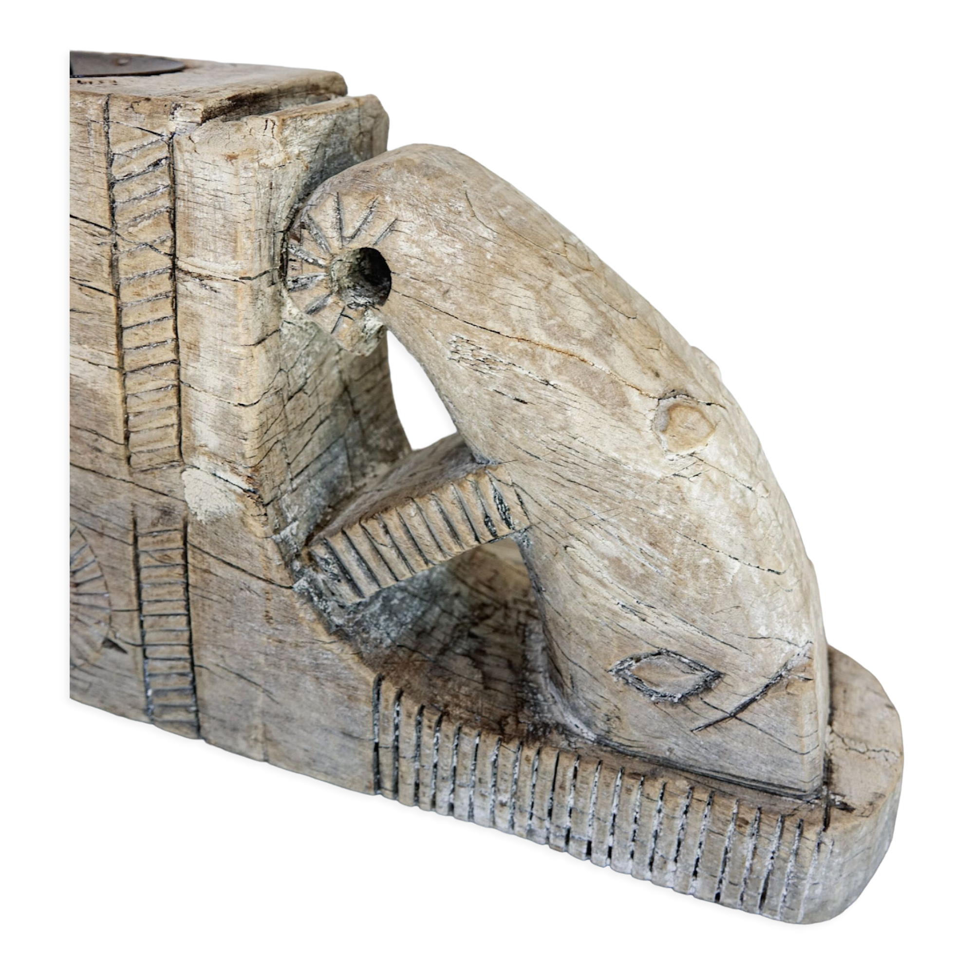 Wooden candle holder