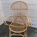 Rattan armchair