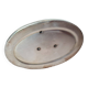 silver metal gravy boat