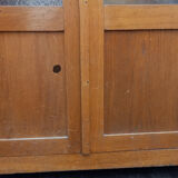 Glazed school wardrobe/bookcase - Vintage