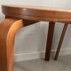 Pair of Artek stools model E60 (rare version with 4 legs), Alvar Aalto