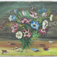 Huile sur toile bouquet de fleurs