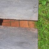 Cast iron garden bench