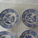 4 plates earthenware 453112 villeroy & boch burgenland blue
