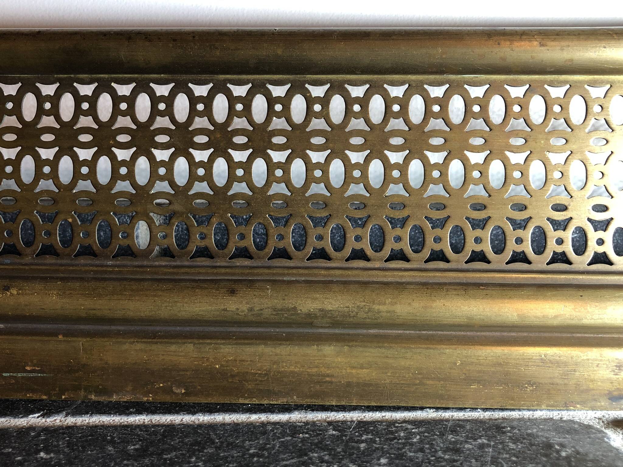 Fireplace Bar / Fire Screen / Fireplace Ornament, Antique Brass or Bronze Decor